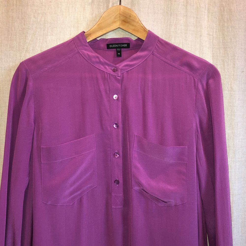 Eileen Fisher silk top